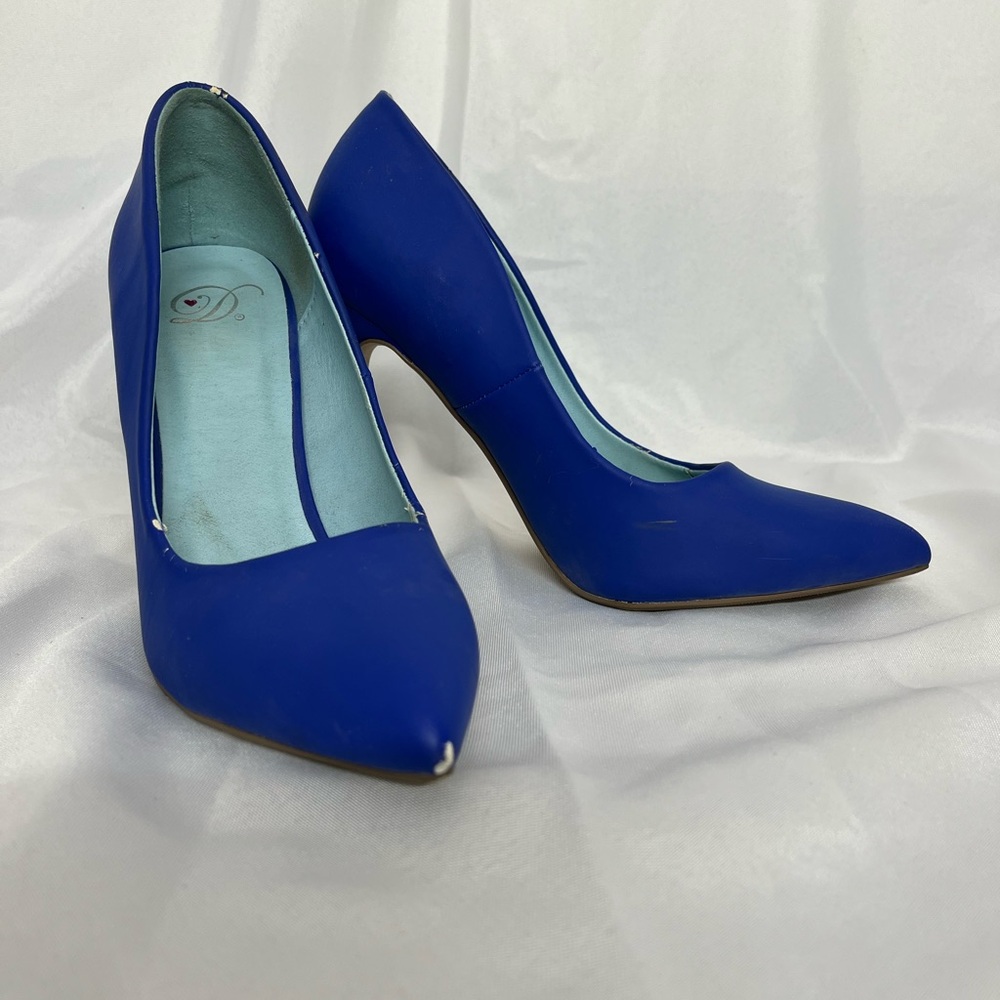 Elegant Blue Women's Heels